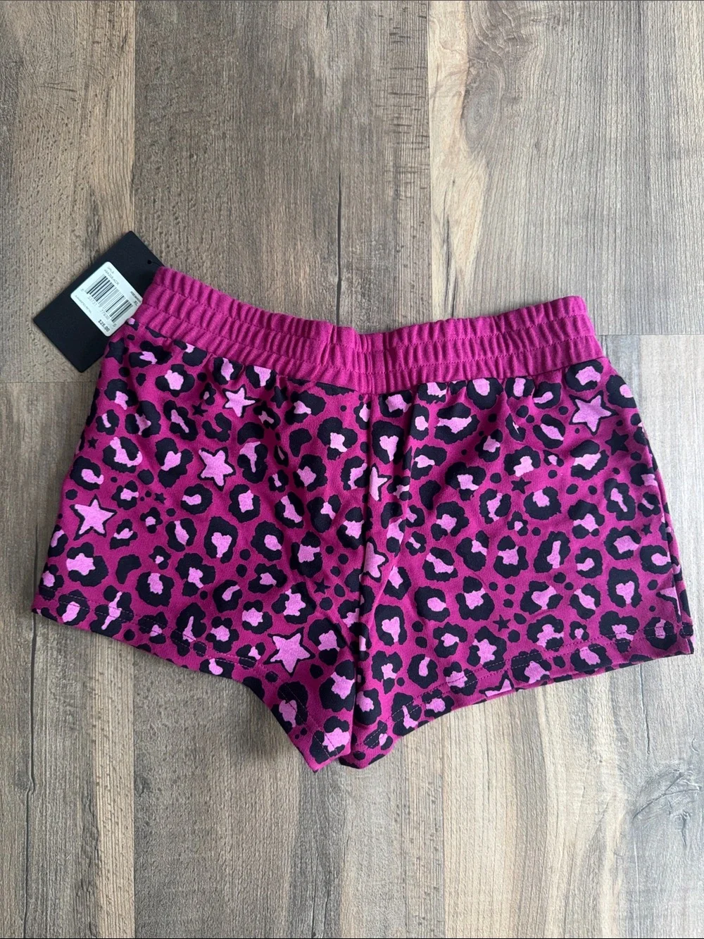 Converse Rose Maroon Leopard shorts